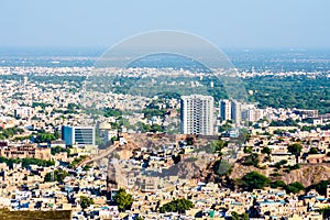 Jodhpur city  aerial view from top of Mehrangarh or Mehran Fort