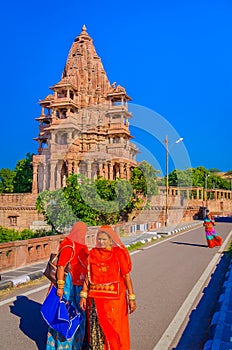 The `Mandore gardens`, is a collection of temples and memorials, Jodhpur, Rajasthan, India