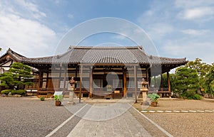 Jodoin subtemple in Byodoin Temple in Uji, Japan