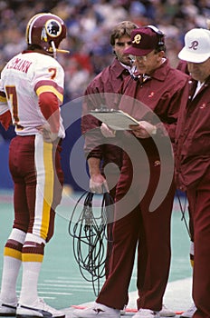 Joe Gibbs and Joe Theismann