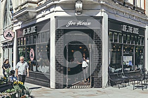 the Joe & The Juice coffee shop and juice bar on George Street in Richmond, London
