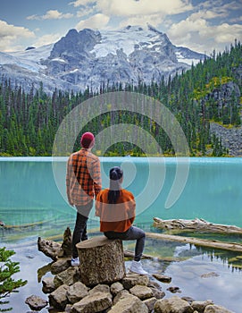 Joffre Lakes British Colombia Whistler Canada, colorful Joffre lakes national park in Canada