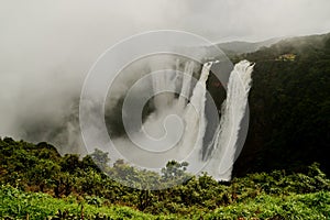 Jog Falls, Gerosoppa Falls or Joga Falls at Sharavathi river in Karnataka State of India