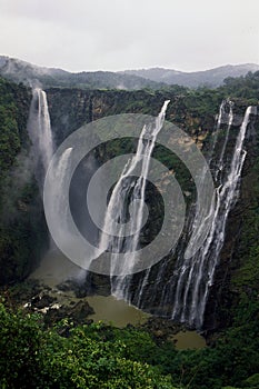 Jog Falls or Gerosoppa Falls in Karnataka state of India