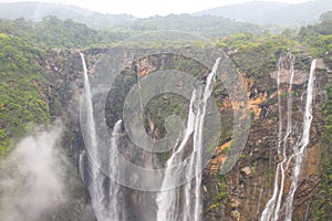 Jog waterfalls at its best with water flow