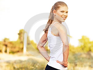 Jogger woman