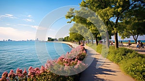 jogging chicago lakefront trail
