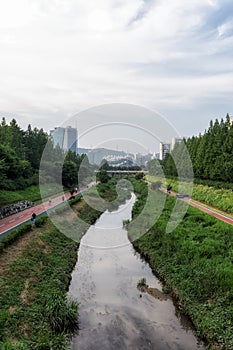 Jogging pathway near Han River