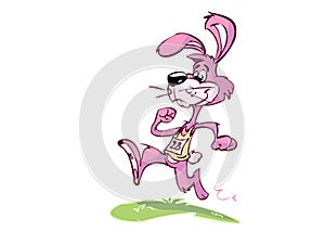 Jogging rabbit