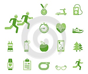 Jogging and Running - Iconset - Icons