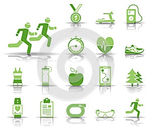 Jogging and Running - Iconset - Icons