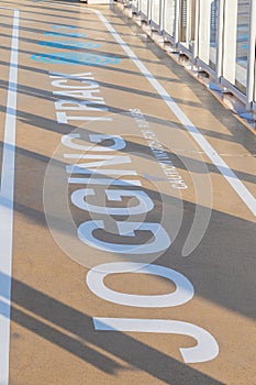 Jogging Track on Cruise Ship