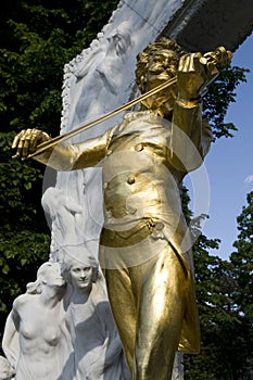 Johann Strauss monument in Vienna