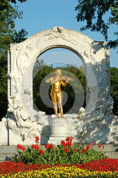 Johann Strauss park Vienna