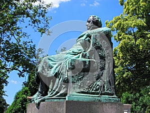 Johann Wolfgang von Goethe, sculpture