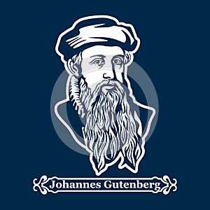 Johannes Gutenberg. First printer, publisher of the first European Bible. photo