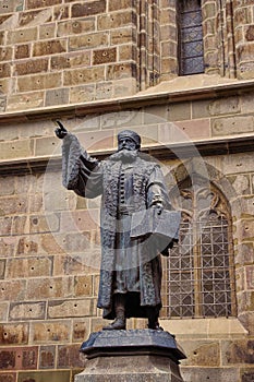 Johannes Honterus Statue in Brasov