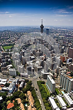 Johannesburg CBD - Aerial View photo