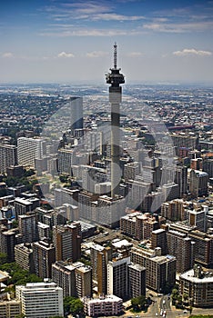 Johannesburg CBD - Aerial View - 1B photo