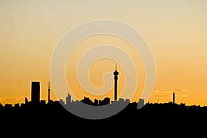 Johannesburg city skyline photo