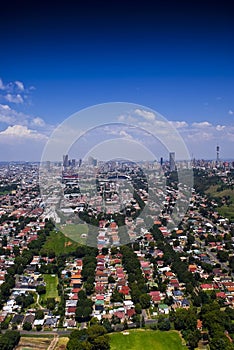Johannesburg East with CBD in Background photo