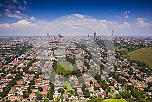 Johannesburg East with CBD in Background photo