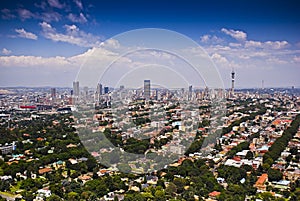 Johannesburg East with CBD in Background photo