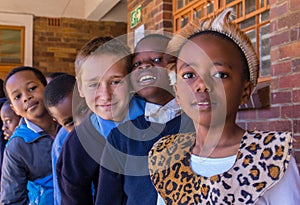 School children celebrate Africa Day in South Africa