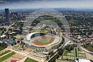 Johannesburg Stadium - Aerial View photo