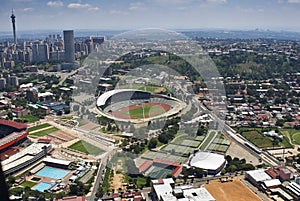 Johannesburg Stadium - Aerial View