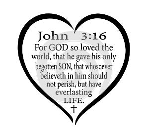 John 3:16.