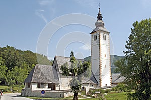 John the Baptist church in Ribcev Laz