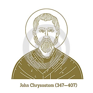 John Chrysostom 349-407 was the archbishop of Constantinople known for his eloquence in preaching and public speaking, his denun