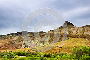 John Day Fossil Beds Sheep Rock Unit Landscape