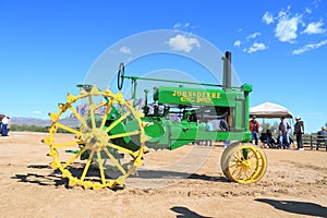 Arizona, Apache Junction: Antique Tractor - John Deere Model B (1935)