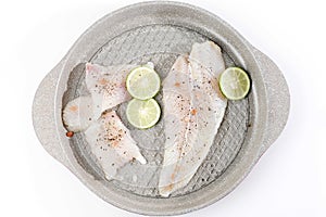 John Dory Fillet, Saint Peter Fillet with LIme, Salt, Blackpepper photo