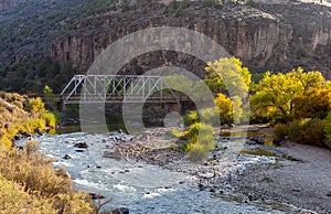 John Dunn Bridge in Rio Grande Gorge, Arroyo Hondo, New Mexico