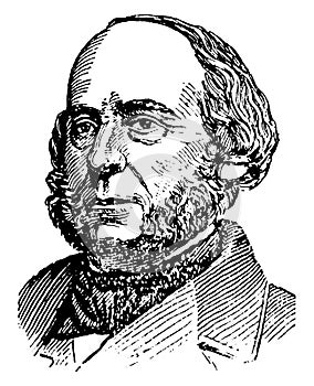 John Ericsson, vintage illustration