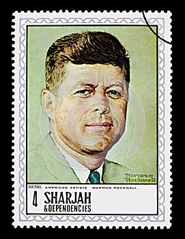 John F. Kennedy Postage Stamp