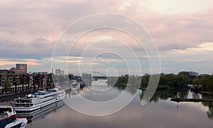 John Frost bridge in Arnhem