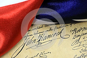 John Hancock's signature US constitution