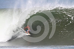 John John Florence Surfing at Pipeline in Hawaii