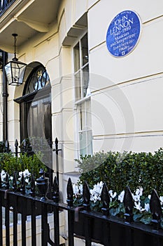 John Lennon Plaque in London