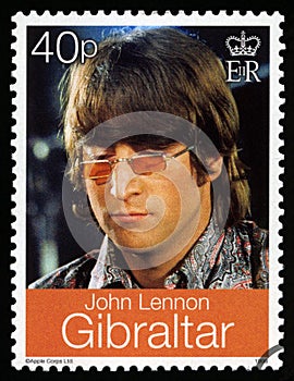 John Lennon Postage Stamp