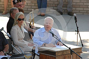 John McCain at Podium