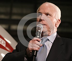 John McCain speech headshot