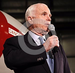 John McCain speech headshot
