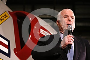 John McCain speech headshot
