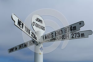 John O'Groats signpost