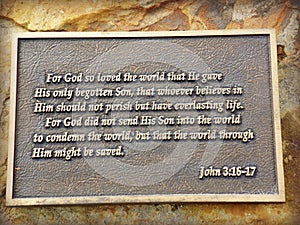 John 3:16-17 photo